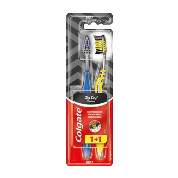 Colgate Diş Fırçası Zigzag 1+1 Charcoal