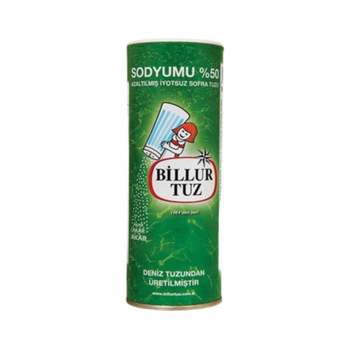 Billur Tuz Tuzluklu 500G Sodyumu %50 Az