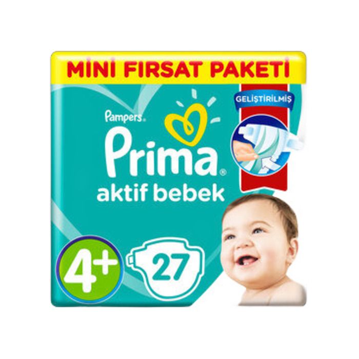 Prima Aktif Bebek Standart Paket 4+ Beden 29'Lu