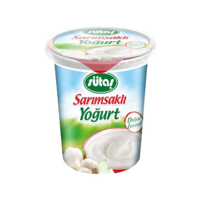 Sütaş Yoğurt 500Gr Sarımsaklı