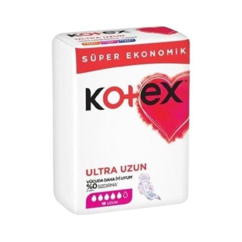 Kotex Ultra Quadro Süper Eko Uzun 18'Li