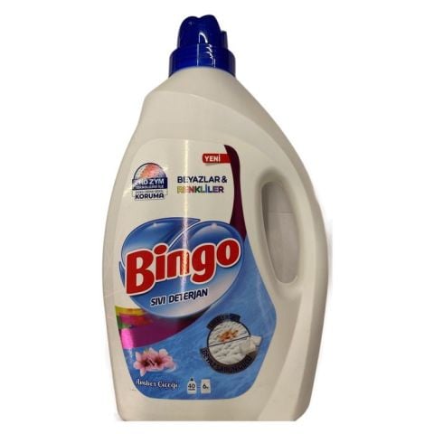 Bingo Sıvı Deterjan 2600Ml Renkli Beyaz Amber Çiçeği