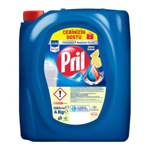 Pril Bulaşık Deterjanı 4Kg Limon