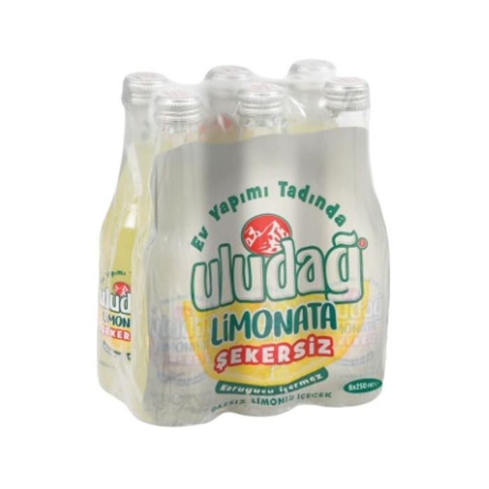 Uludağ Limonata 6X250Ml Şekersiz