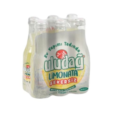 Uludağ Limonata 6X250Ml Şekersiz