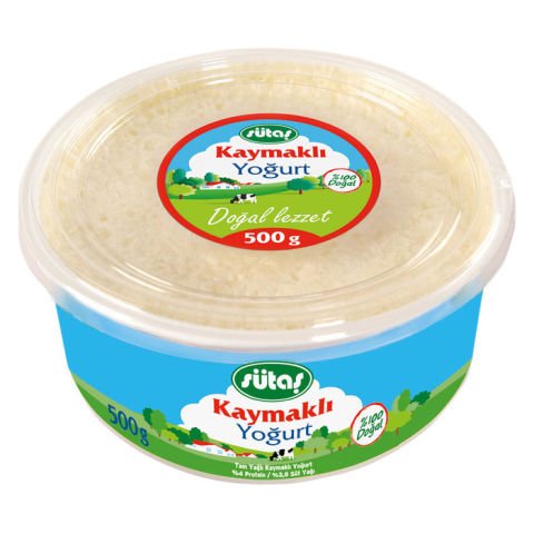 Sütaş Yoğurt 500Gr Kaymaklı