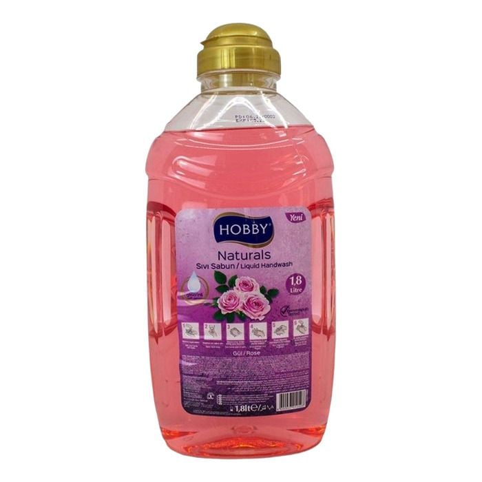 Hobby Sıvı Sabun Naturals 3Lt Gül