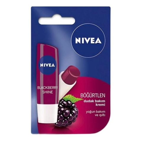 Nıvea Lip Dudak Bakım Kremi 4,8Ml Böğürtlen