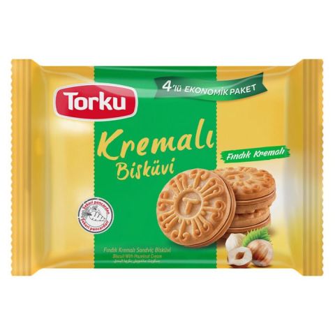Torku Favorimo Bisküvi 4'Lü (244Gr) Fındıklı