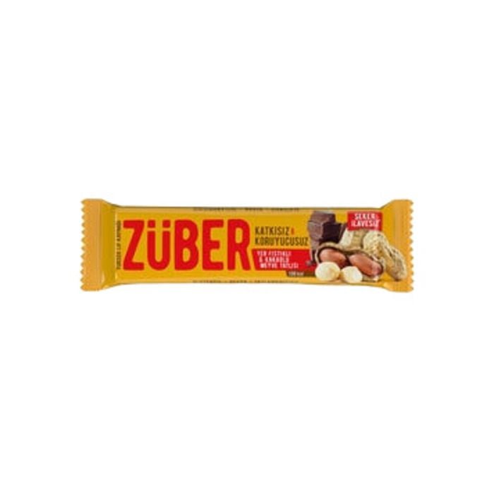 Züber Yer Fıstıklı Çikolata Bar 40 Gr