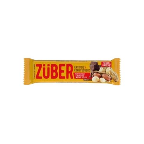 Züber Yer Fıstıklı Çikolata Bar 40 Gr