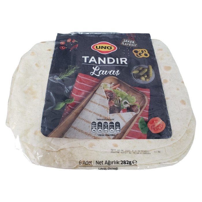Uno Tandır Lavaş 6 Adet 282Gr