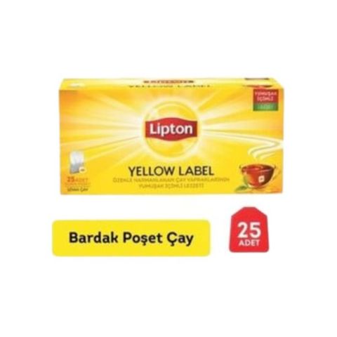 Lipton Bardak 25Li Yellow Label