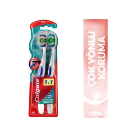Colgate Diş Fırçası 360 Komple Ağız Temz 1+1