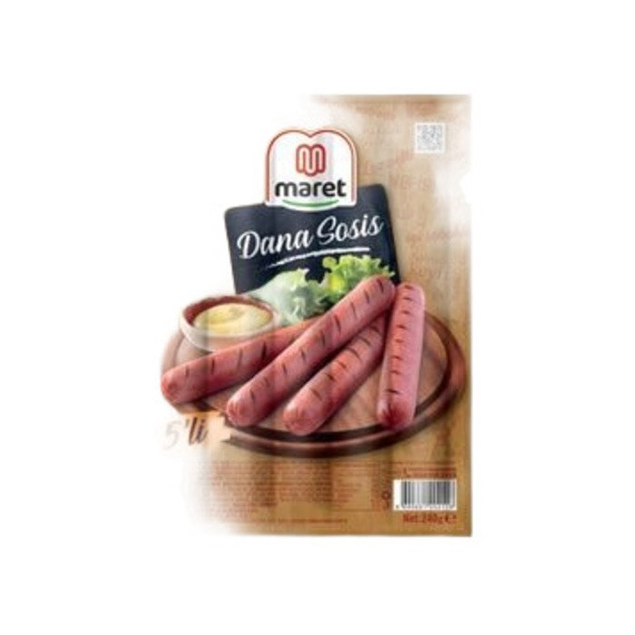Maret Soyulmuş Sosis %100 Dana 240G 5 Li