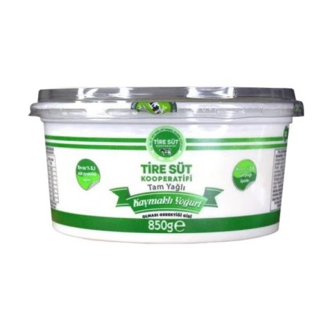 Tire Süt Kooperatifi Yoğurt 850 Gr Kaymaklı