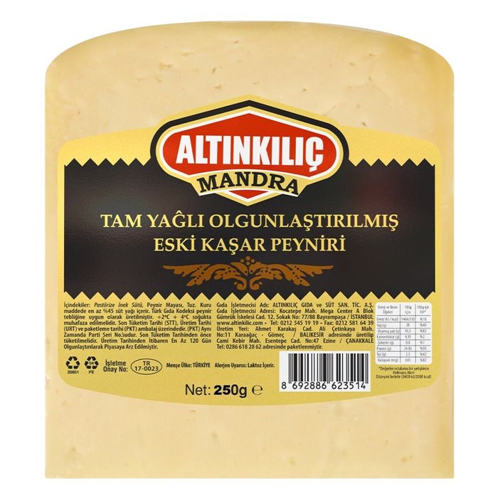 Altınkılıç Mandra Eski Kaşar 250Gr