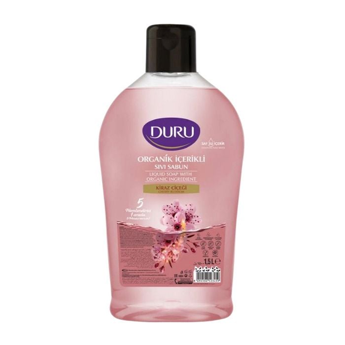 Duru Organik Sıvı Sabun 1.5 Kiraz Çiçeği