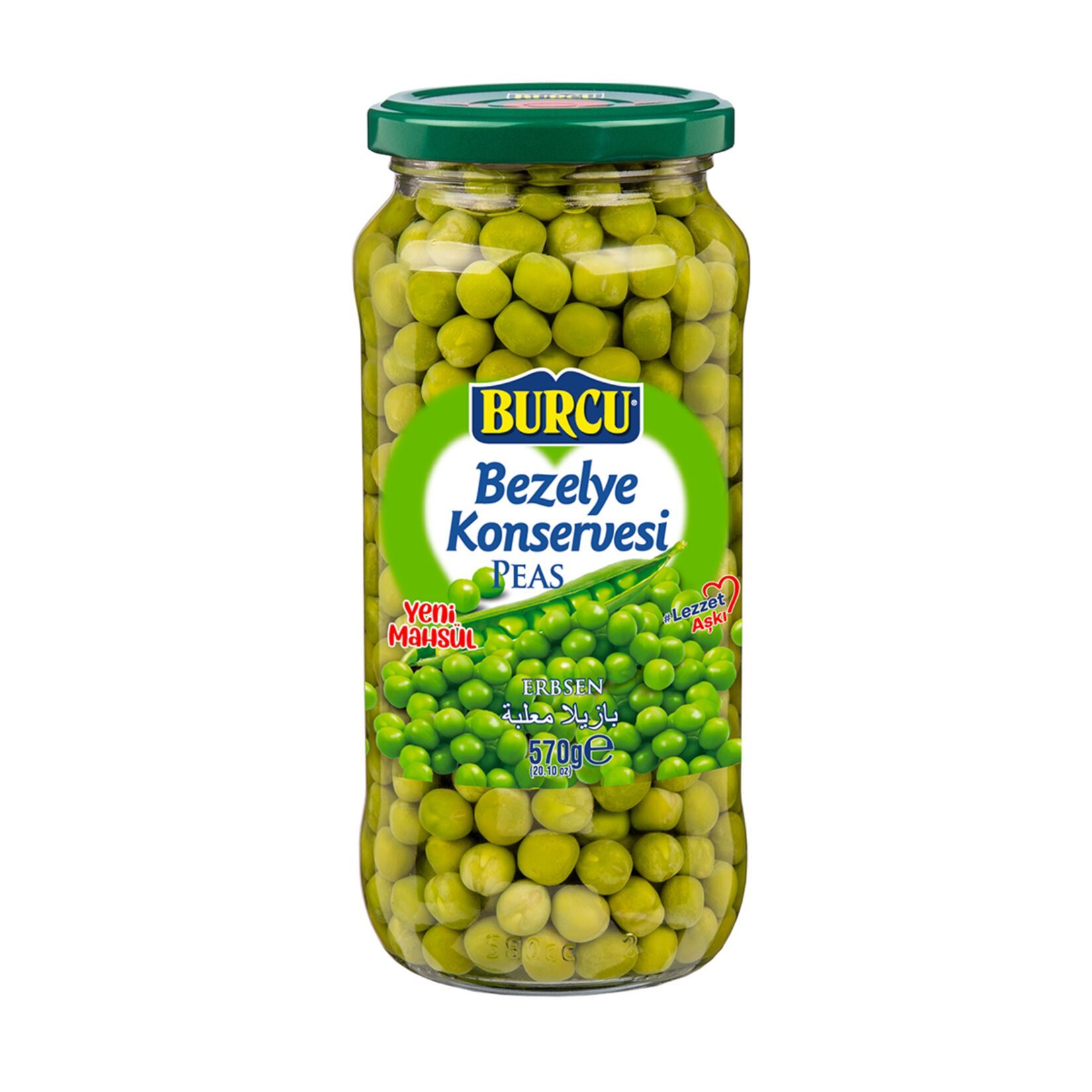 Burcu Bezelye Konservesi 570G