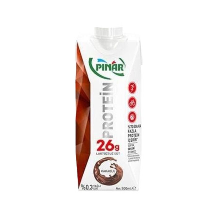 Pınar Protein Laktozsuz Süt 500Ml Kakaolu