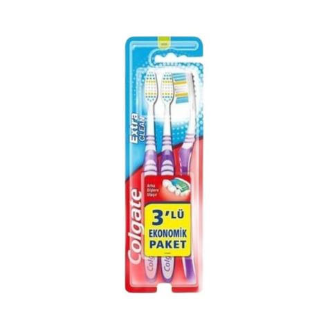 Colgate Diş Fırçası Ektra Clean 3'Lü Eko Paket