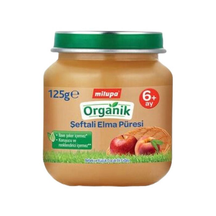 Milupa Organik 125Gr Şeftali Elma