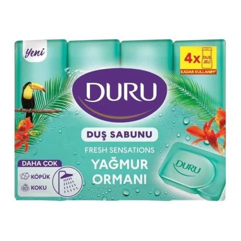 Duru Fresh Duş Sabunu (600Gr) 4X150Gr Okyanus Ormanı