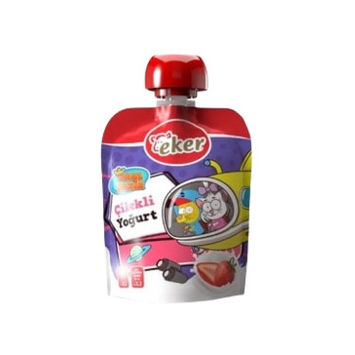 Eker Pouch Puding 65Gr Çilek
