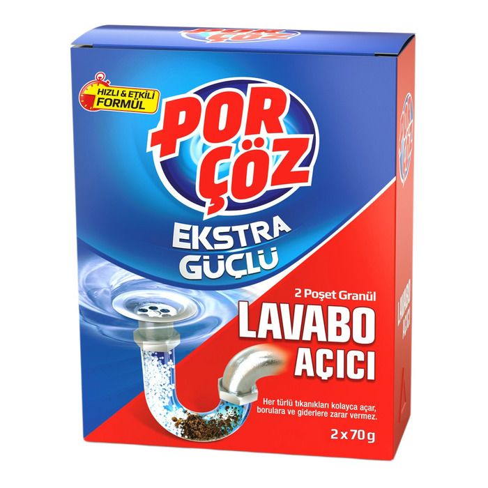 Porçöz Lavabo Açıcı 2X50Gr