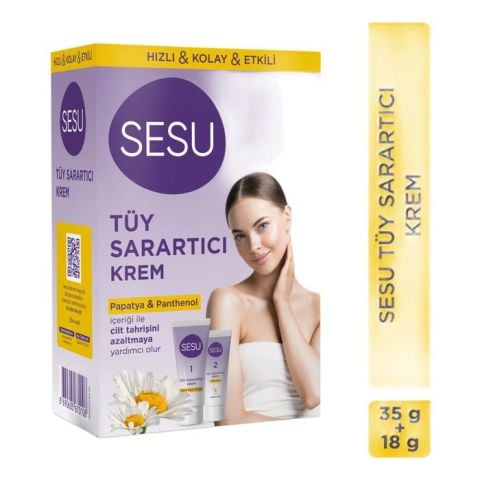 Sesu Tüy Sarartıcı Krem 53Gr Papatya