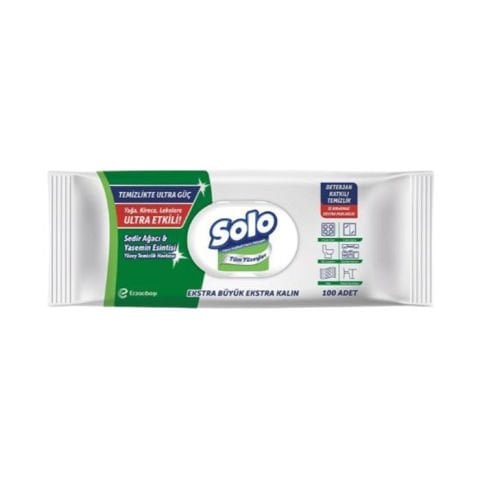 SOLO YÜZEY TEMİZLİK HAVLUSU 100 LÜ Sedir&yasemin