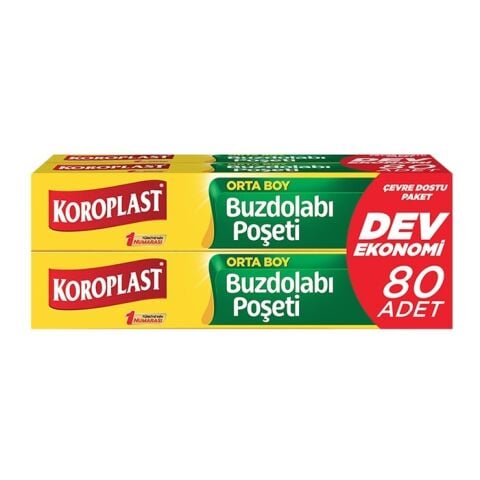 Koroplast Buzdolabı Poşeti (Orta) 80'Lı