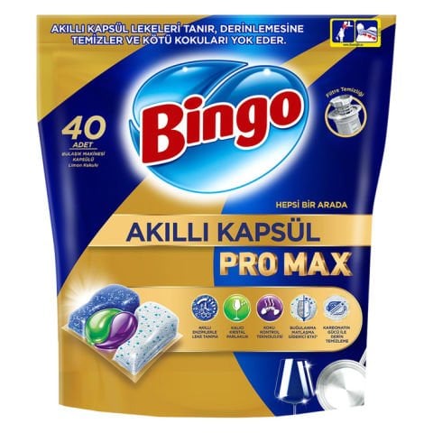 Bingo Akıllı Bulaşık Mak. Kabsül Pro Max 40'Lı
