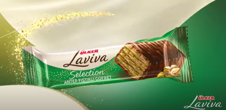 Ülker Laviva Selection 45g Antep Fıstıklı Gofret