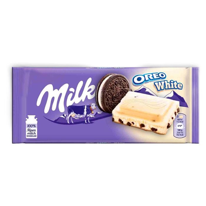 Milka Tablet 100Gr Oreo White
