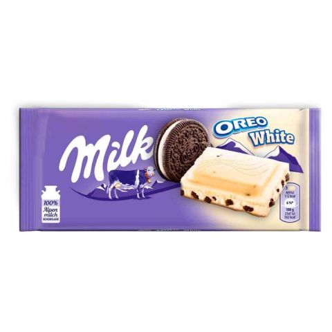 Milka Tablet 100Gr Oreo White