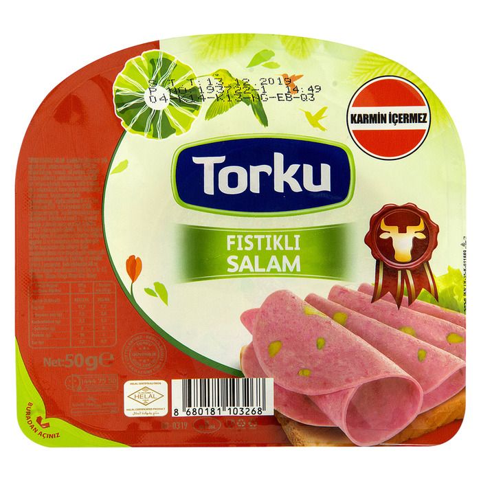Torku Dilimli Salam 50Gr Fıstıklı