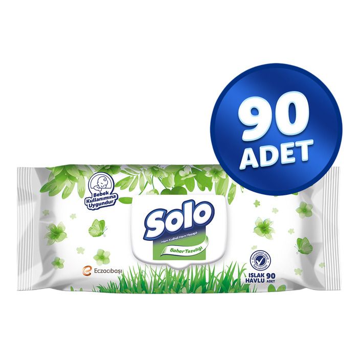 Solo Islak Havlu 90'Lı Bahar Tazeliği (Kapaklı)