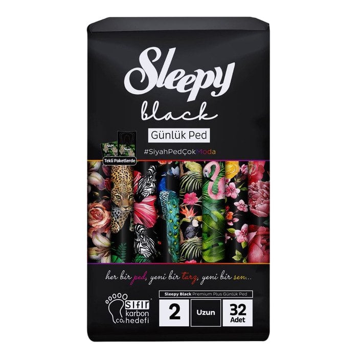 Sleepy Günlük Black Ped 2no 32lı