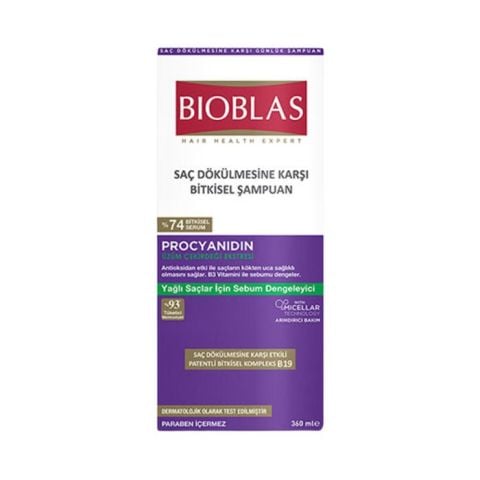 Bıoblas Şamp.360Ml Yağlı Saçlar İçin Sebum Dengeleyici