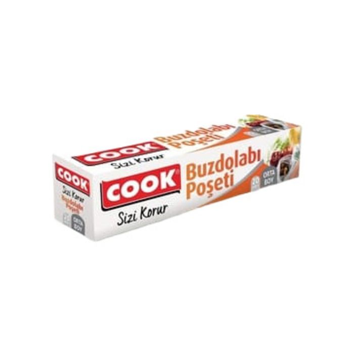 Cook Buzdolabı Poşeti Orta Boy 20'Li