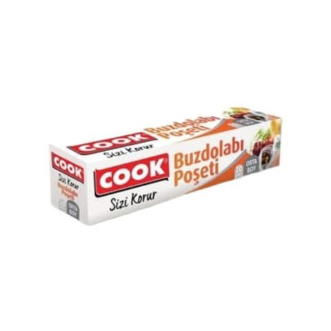 Cook Buzdolabı Poşeti Orta Boy 20'Li