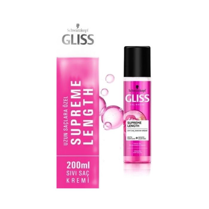 Glıss Sıvı Saç Kremi 200Ml Supreme Length