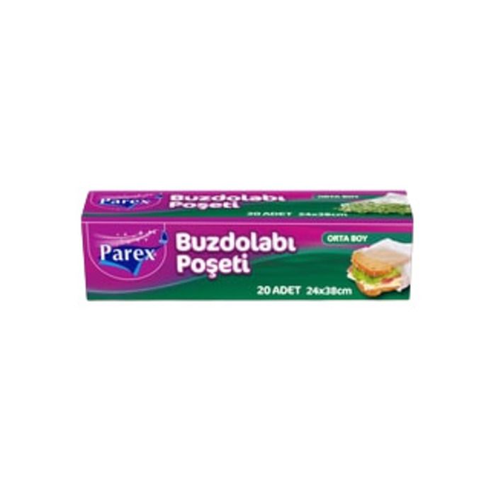 Parex Buzdolabı Poşeti Orta Boy 20'Li