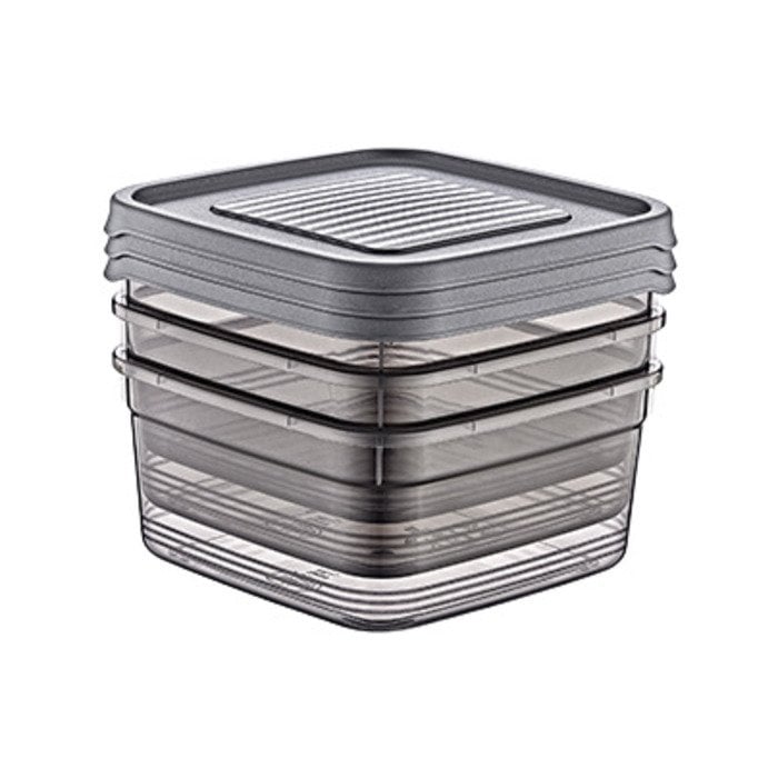 Trend Saklama Kabı Kare 3Lü