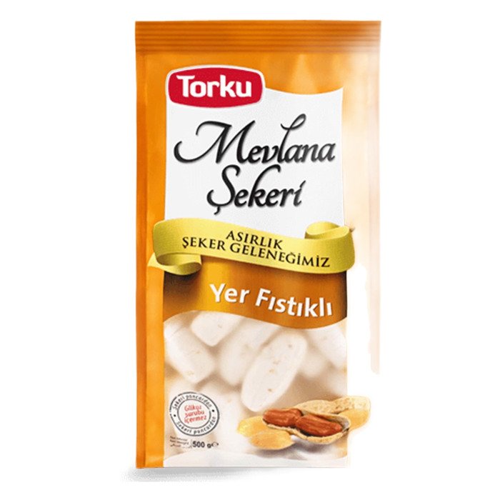 Torku Mevlana Şekeri 500G Yerfıstıklı