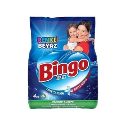 Bingo Matik 4Kg Renkli&Beyaz