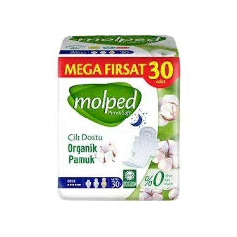 Molped Pure&Soft Mega Gece 30'Lu