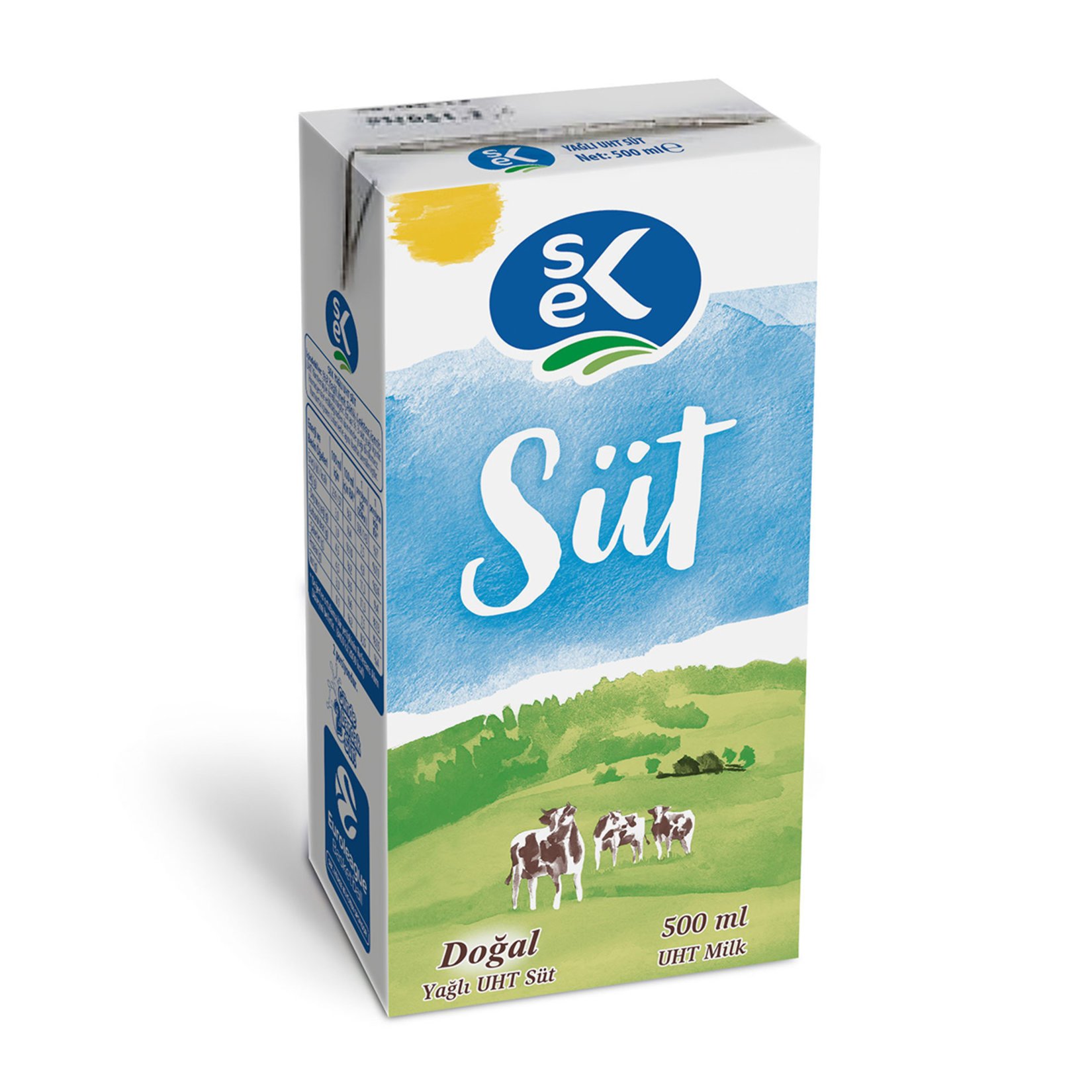 Sek Süt 500Ml