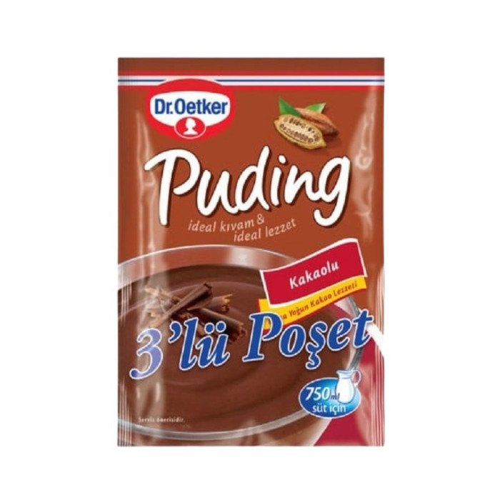 Dr.Oetker Puding 441Gr 3'Lü Kakaolu